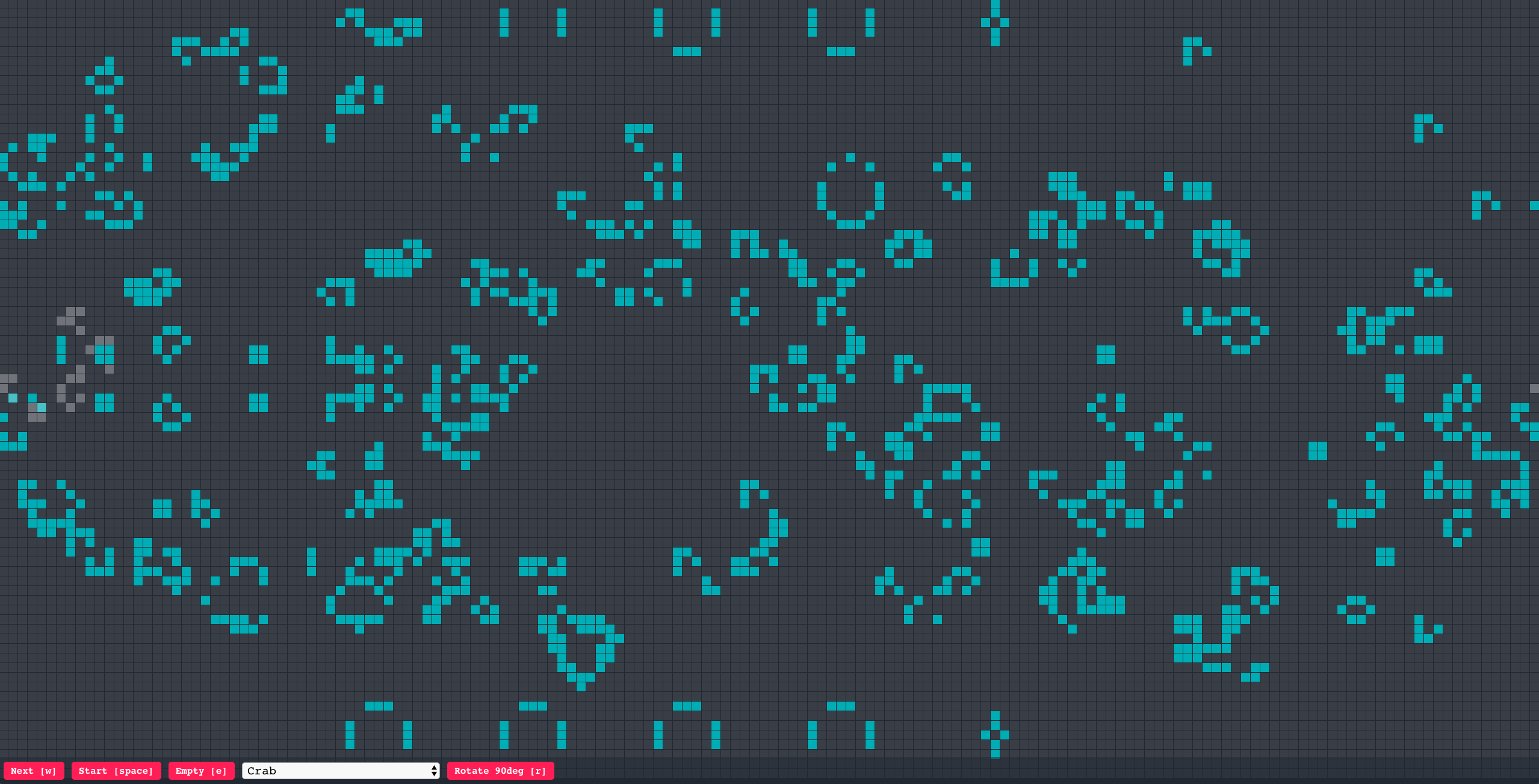 Conway's game of life with React Hooks and canvas